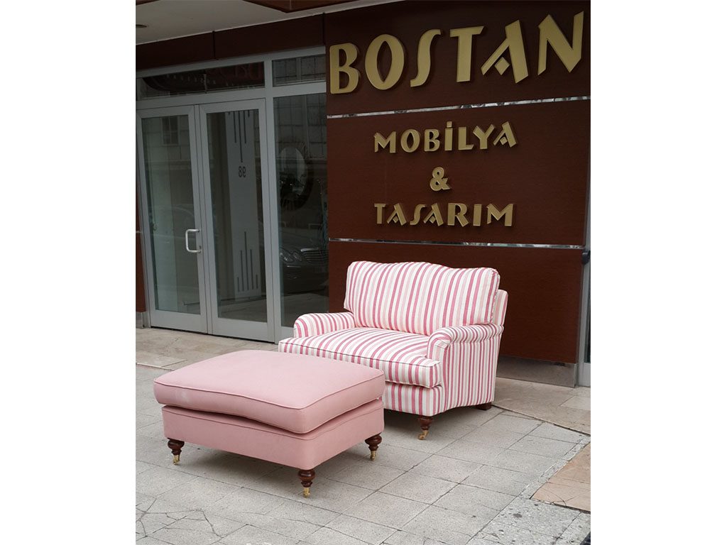 Ankara Mobilyası adına güzel bir örek Bostan mobilya tasarımı olarak klasik tekli koltuk ve kanepe adına güzel bir üründür.
