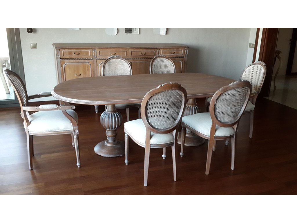 Masif Ağaç Masa Bostan Mobilya